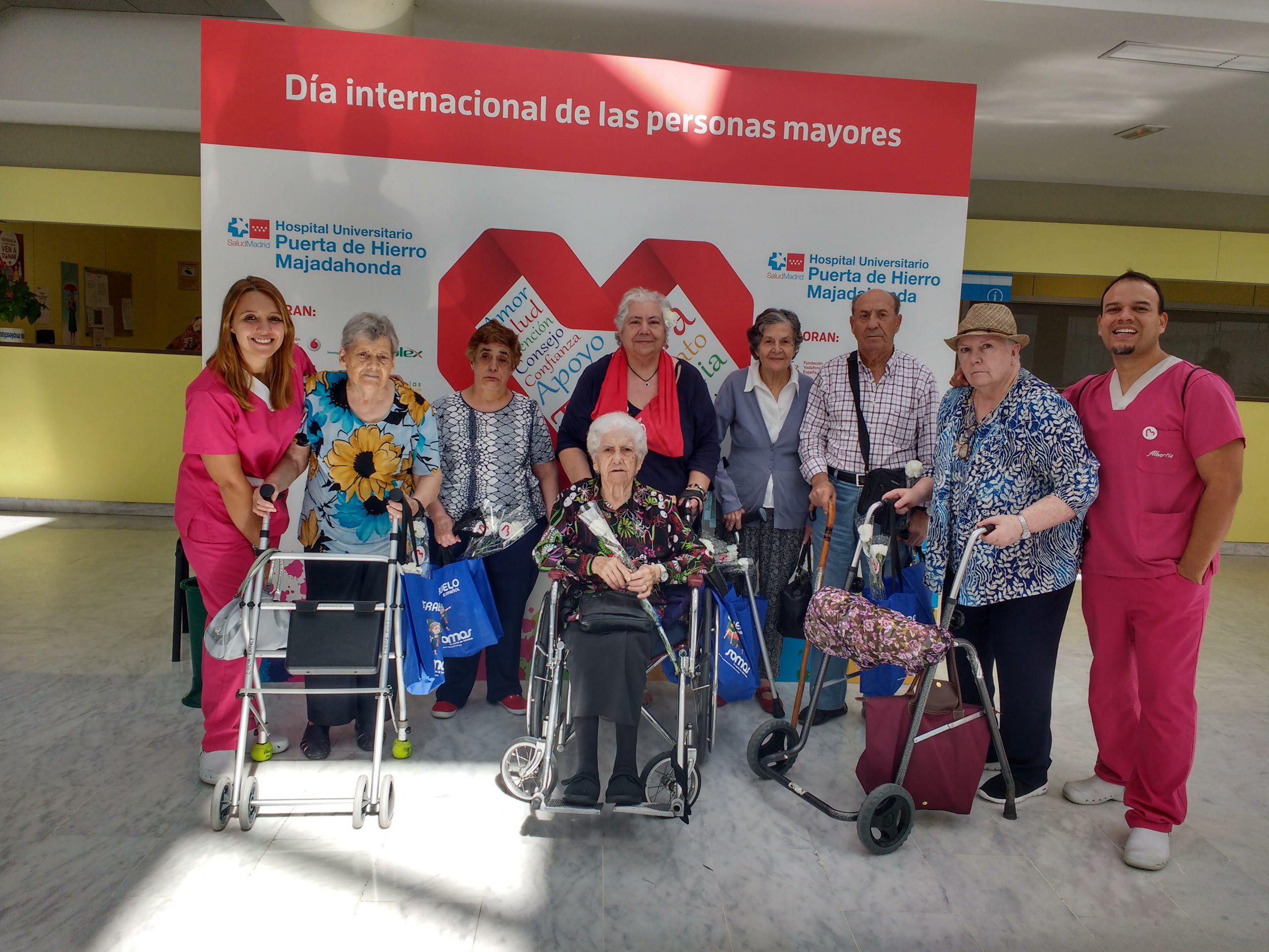 dia de los mayores albertia valle de la oliva majadahonda hospital puerta de hierro