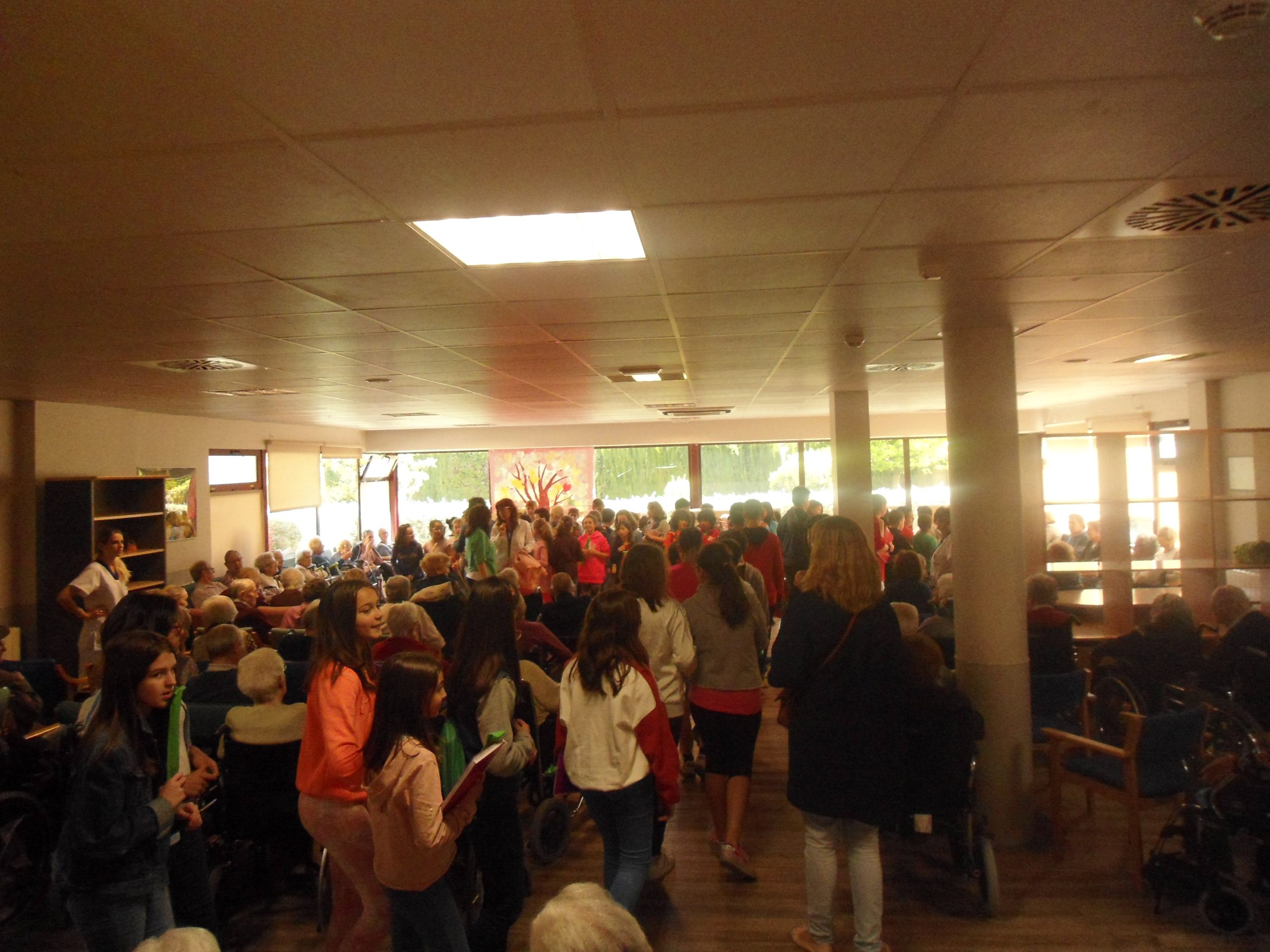 residencia de mayores albertia el moreral colegio los albares intergeneracional