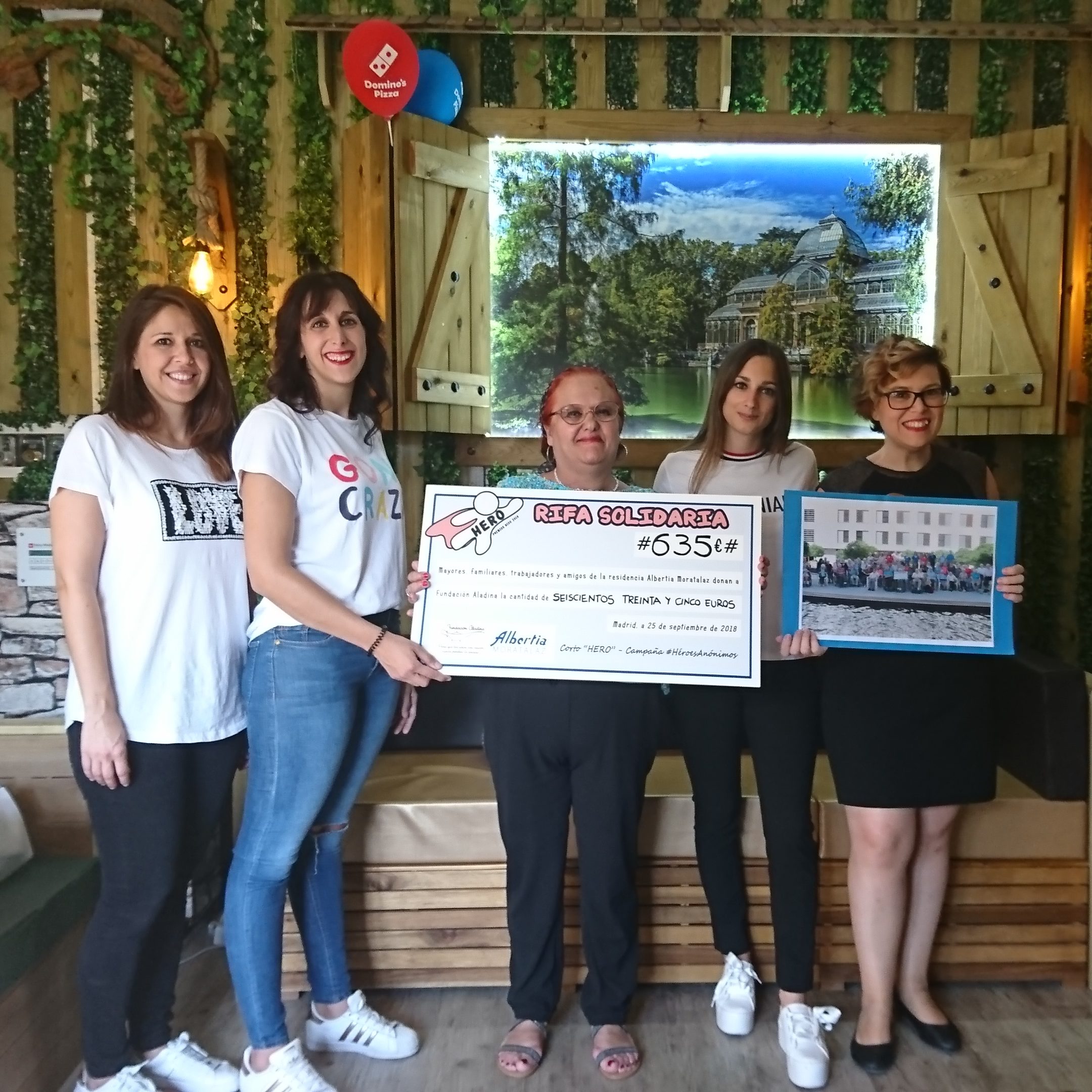 fundacion aladina rifa solidaria residencia mayores albertia moratalaz