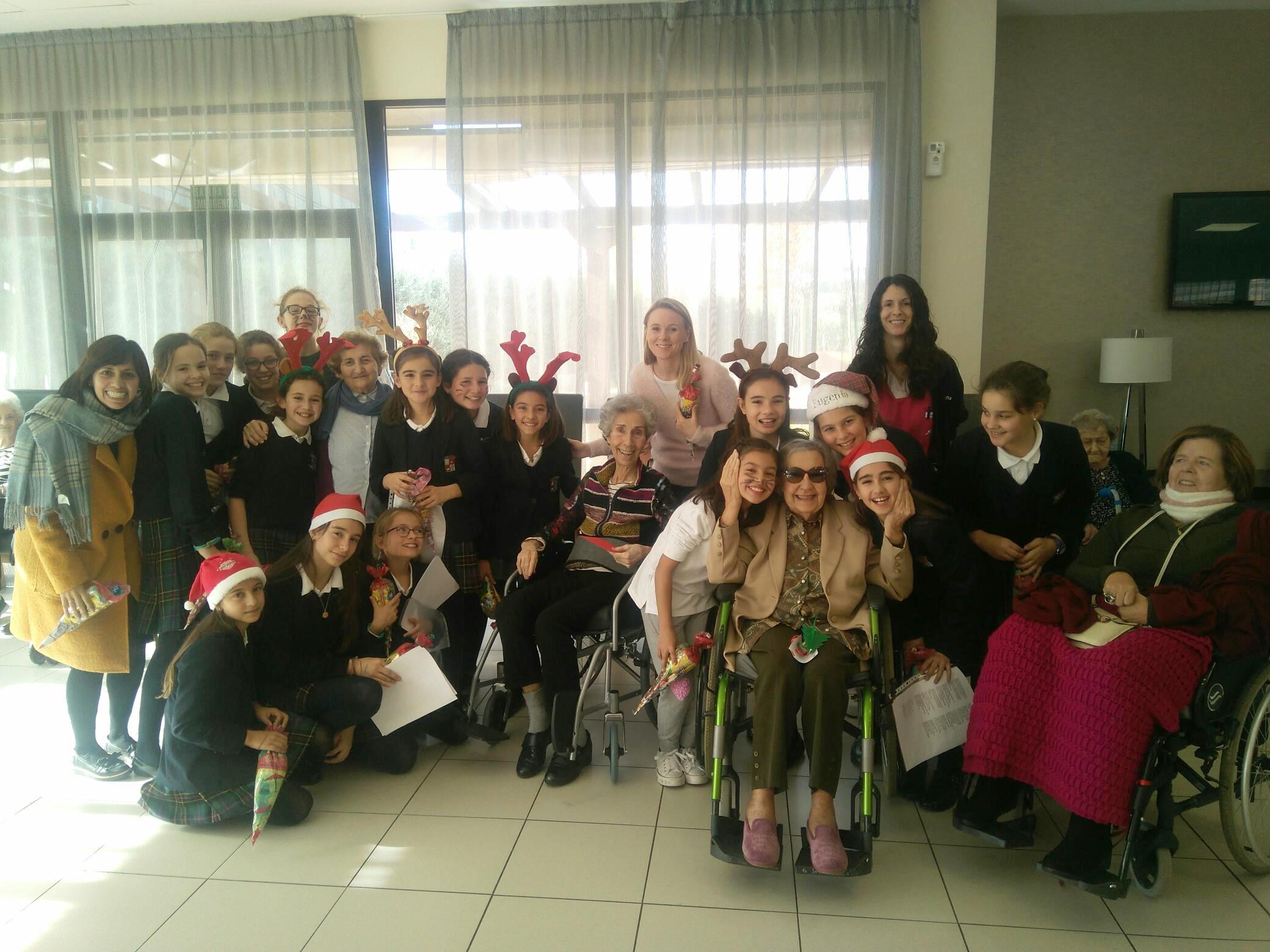 residencia para mayores de majadahonda albertia valle de la oliva navidad