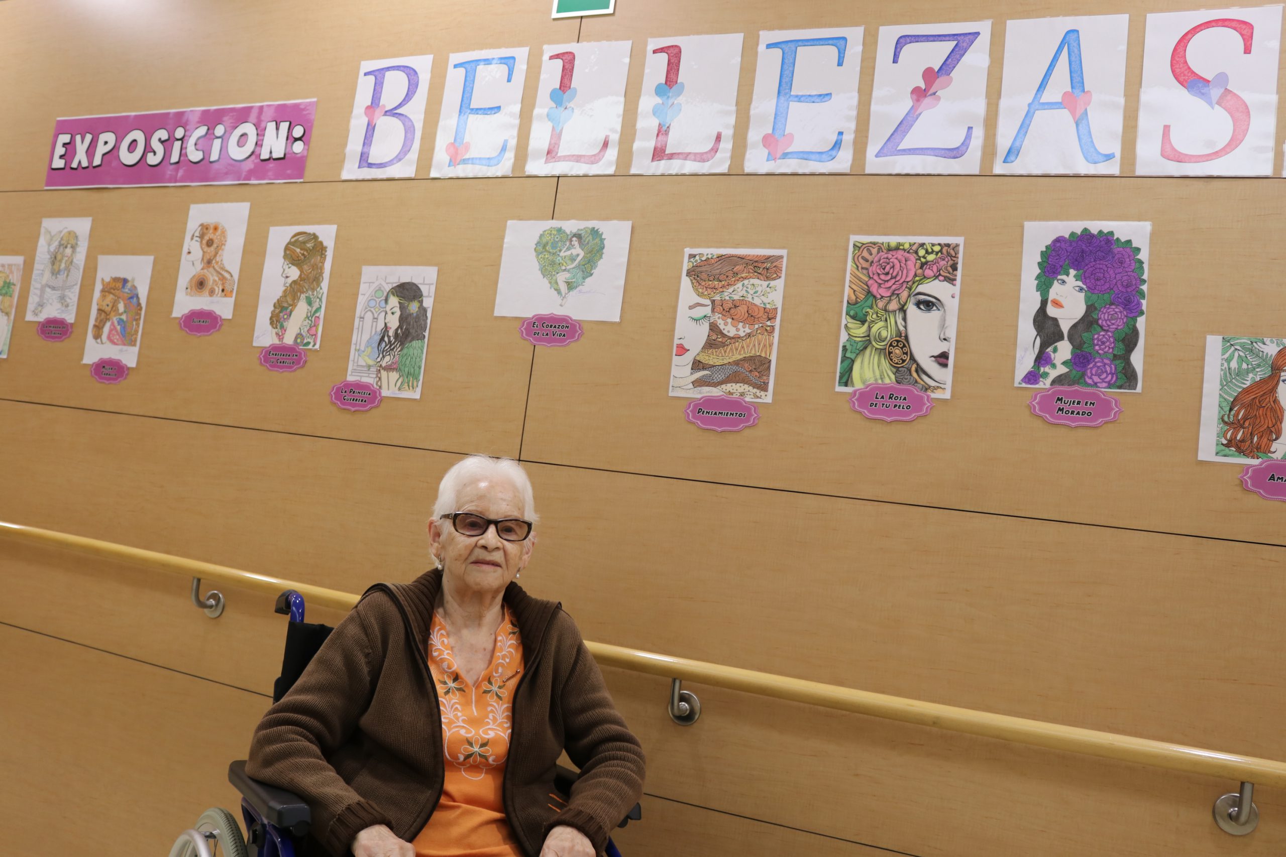 residencia de mayores albertia moratalaz exposicion bellezas dia de la mujer 8 de marzo