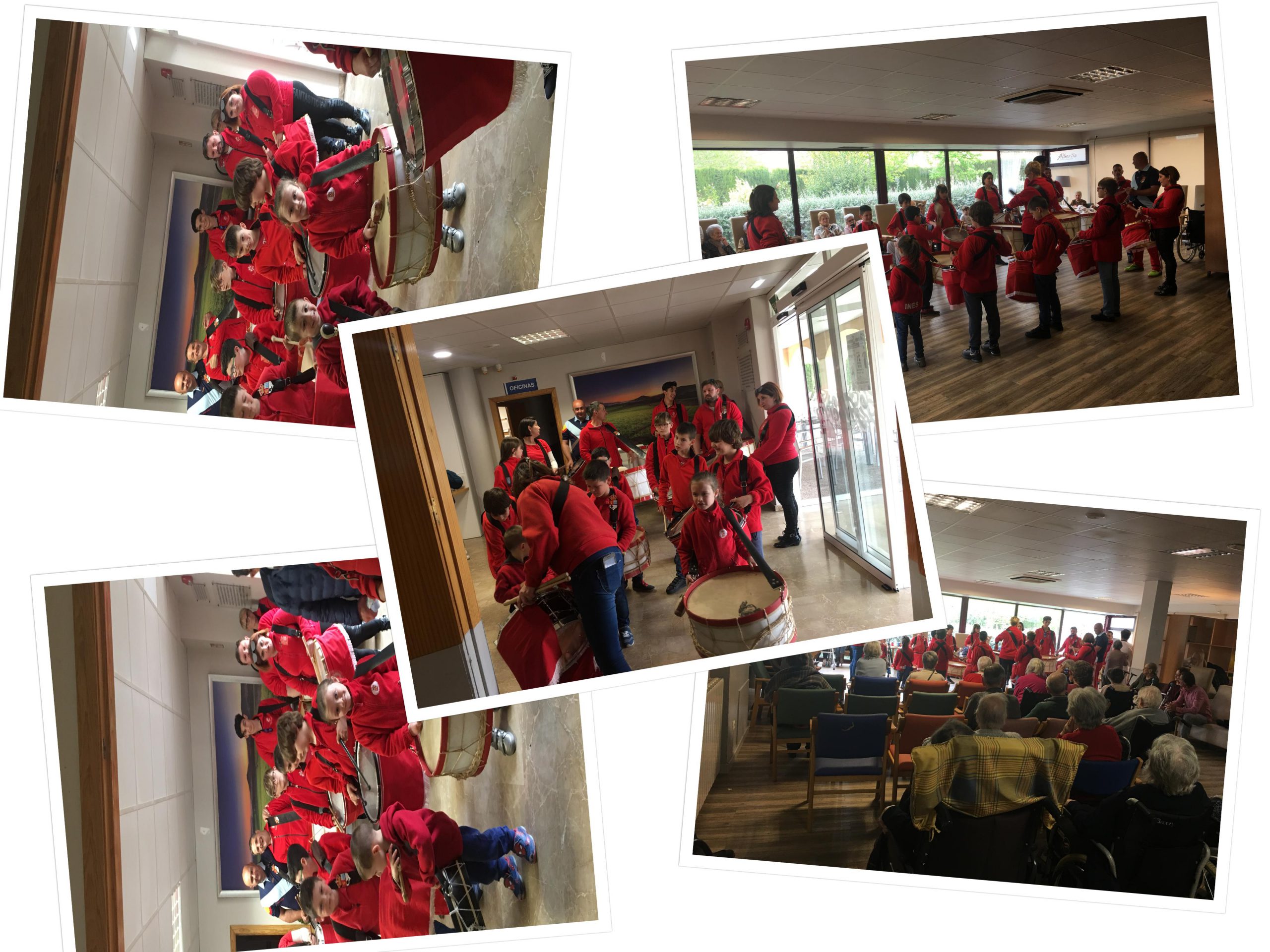 residencia para mayores albertia el moreral grupo tambores semana santa