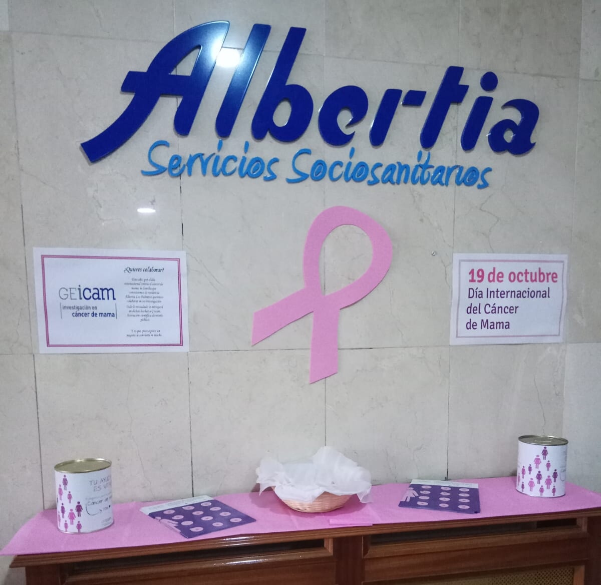 dia mundial cancer de mama residencia mayores albertia las palmeras