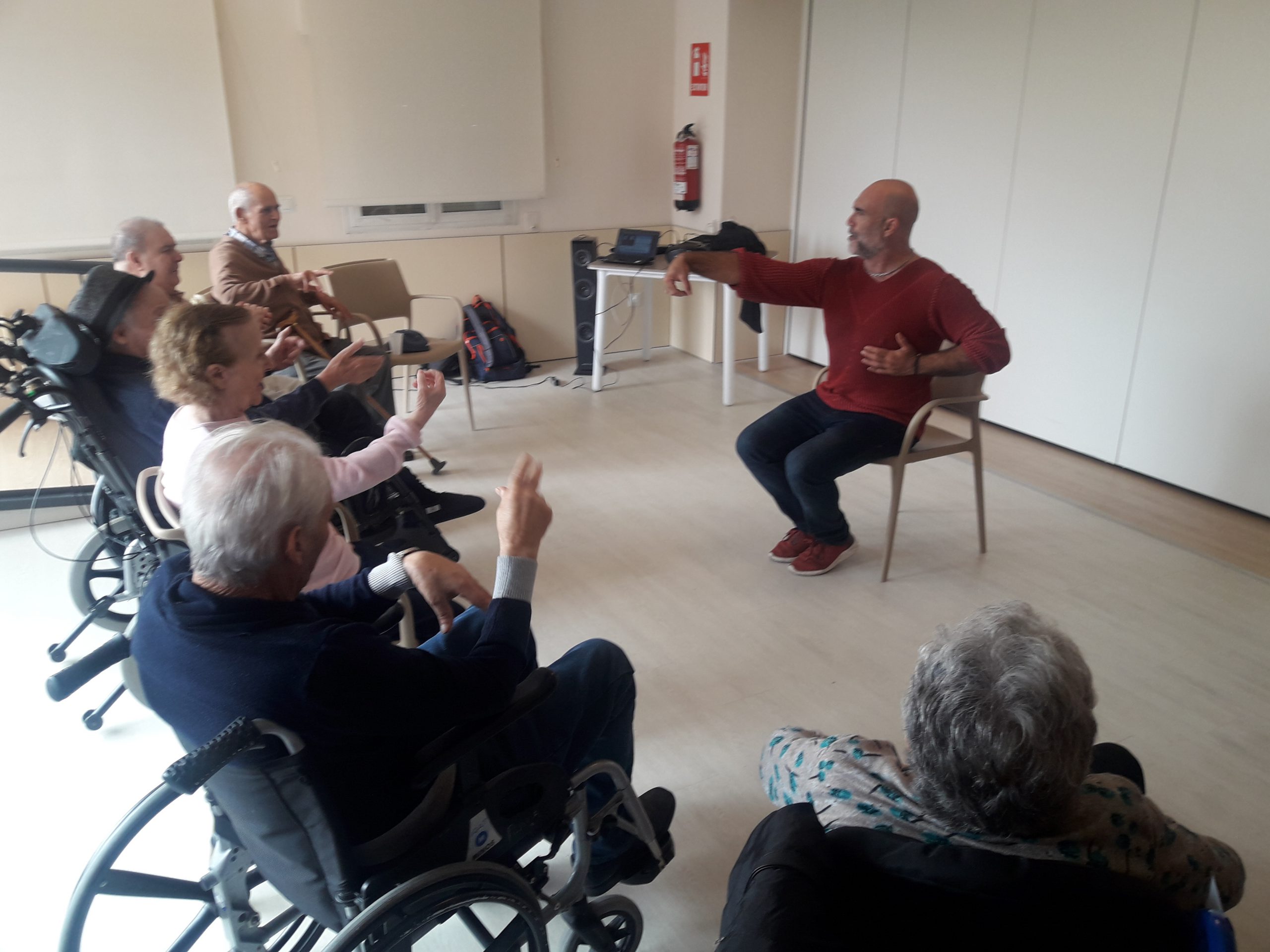 flamenco residencia mayores albertia villaverde