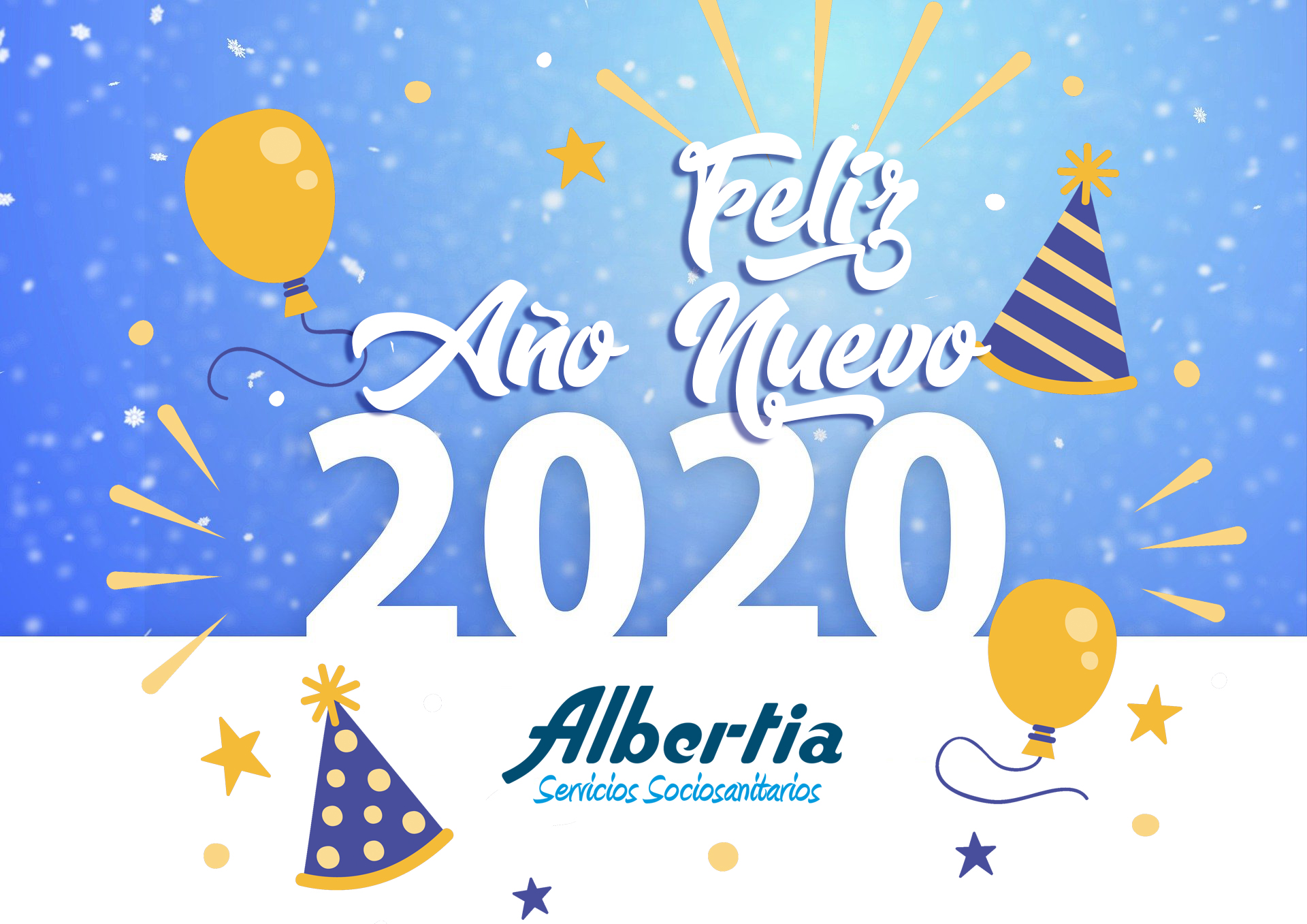 feliz año 2020 residencia mayores albertia