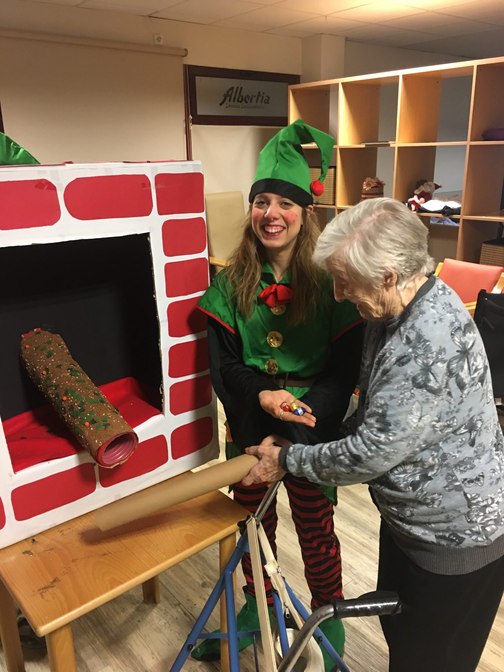 tronca navidad residencia mayores