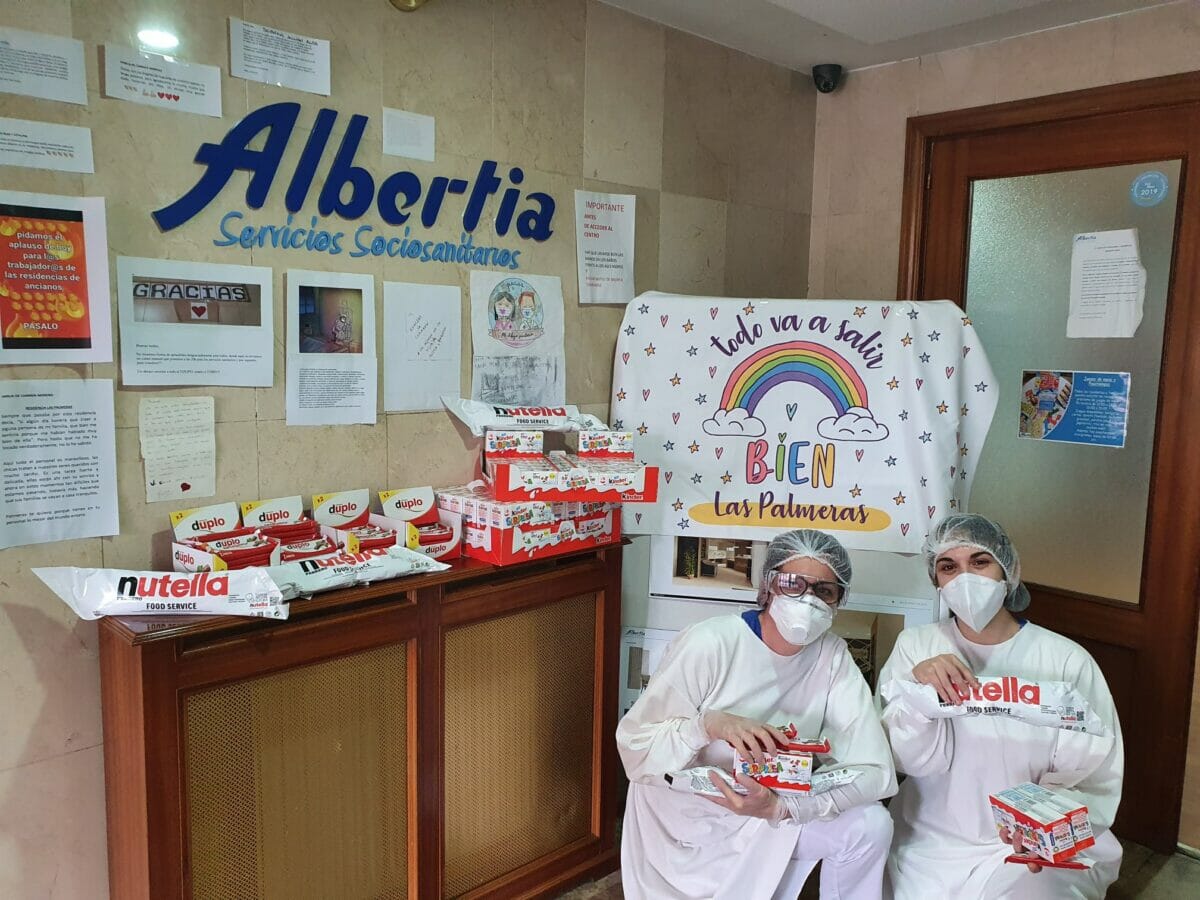 gracias residencia mayores las palmeras azuqueca albertia coronavirus ferrero mediamarkt