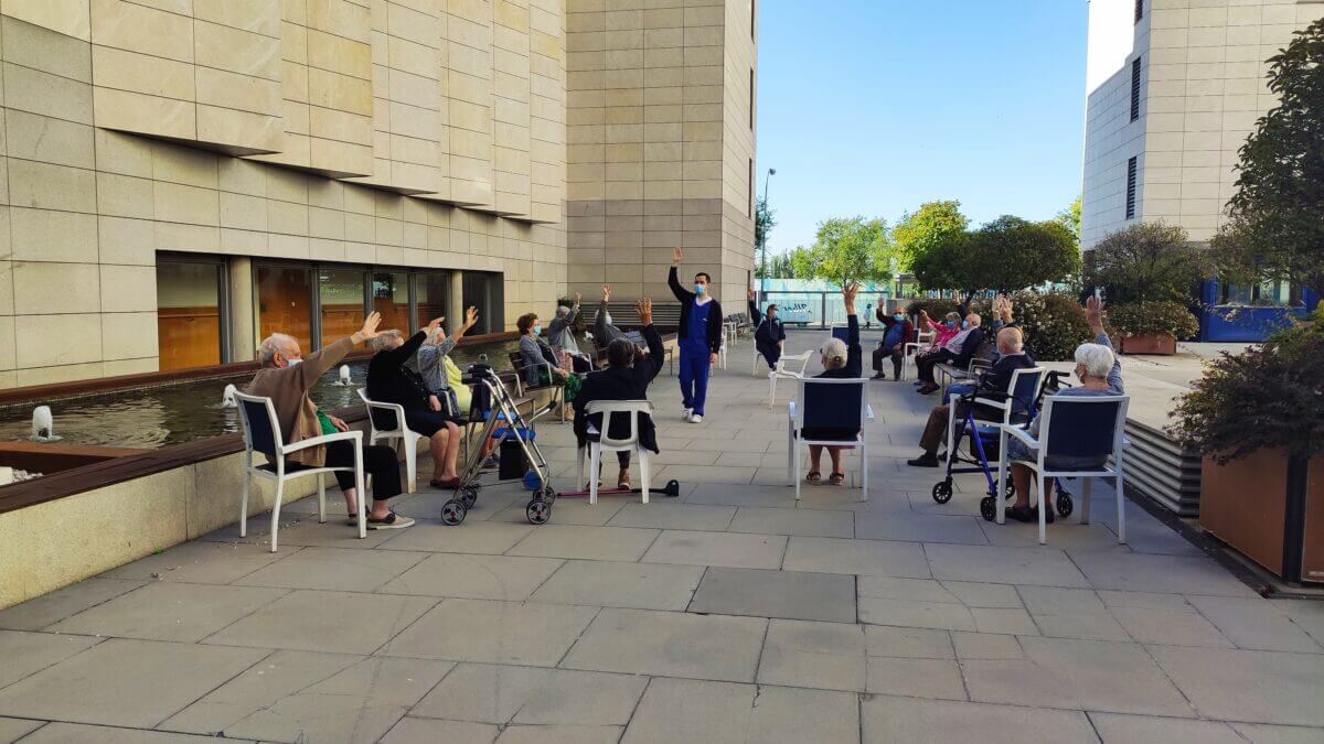 gerontogimnasia para personas mayores